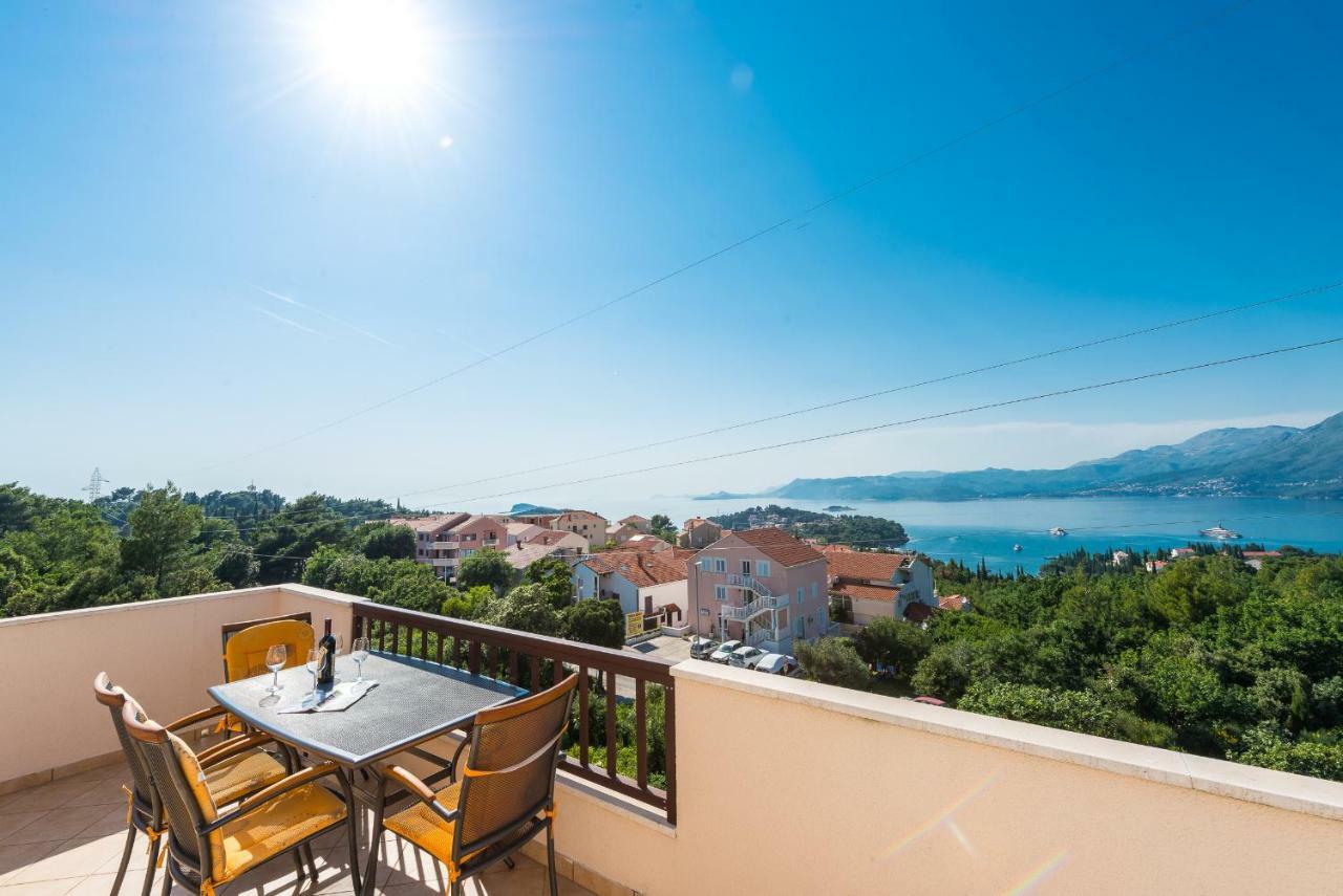 Апартаменты Penthouse With Panoramic View Цавтат Экстерьер фото