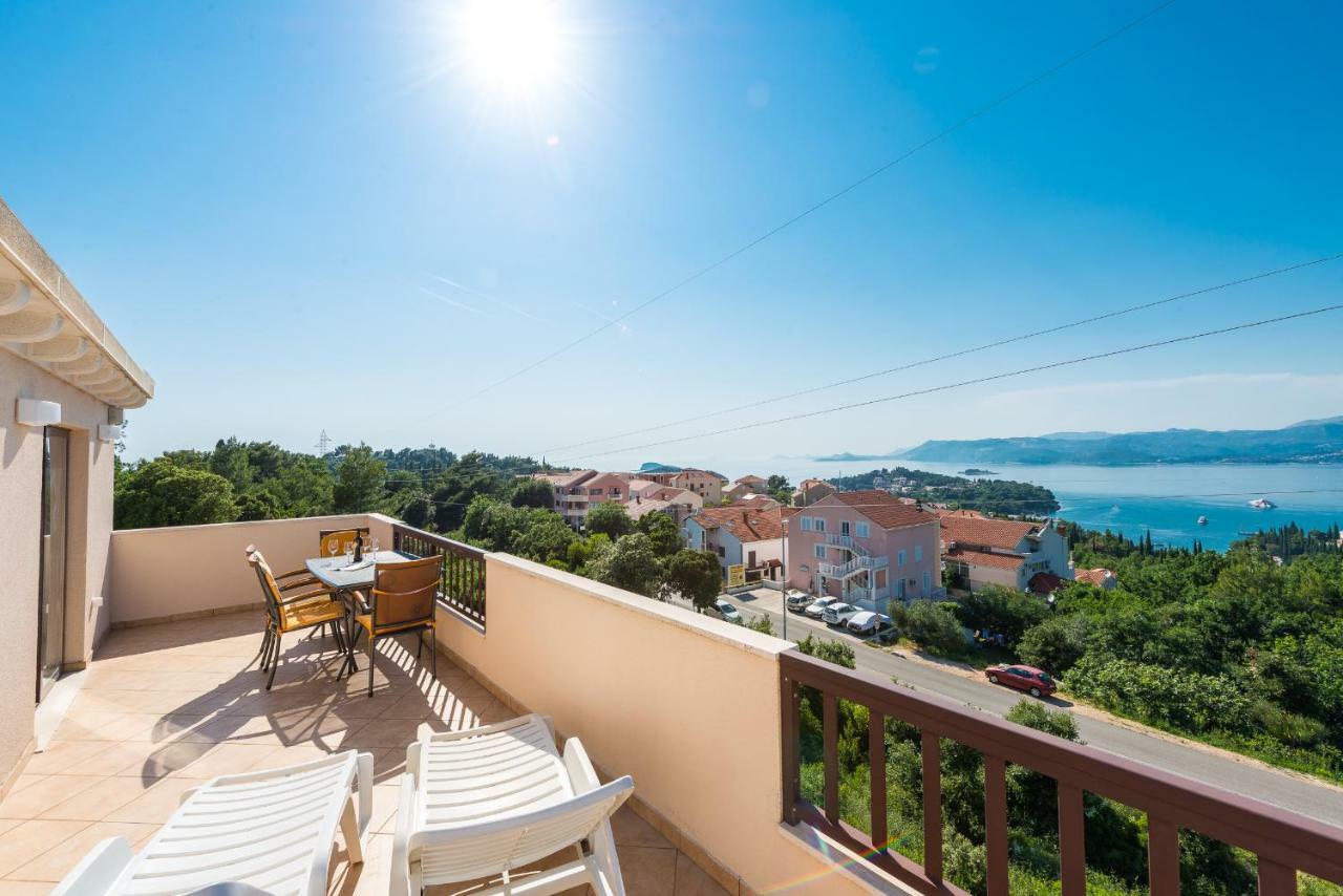 Апартаменты Penthouse With Panoramic View Цавтат Экстерьер фото